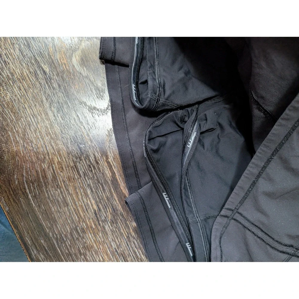 Lululemon Skort Womens 6 Black Athletic Short Pull‎ On Pockets Polyester Spandex